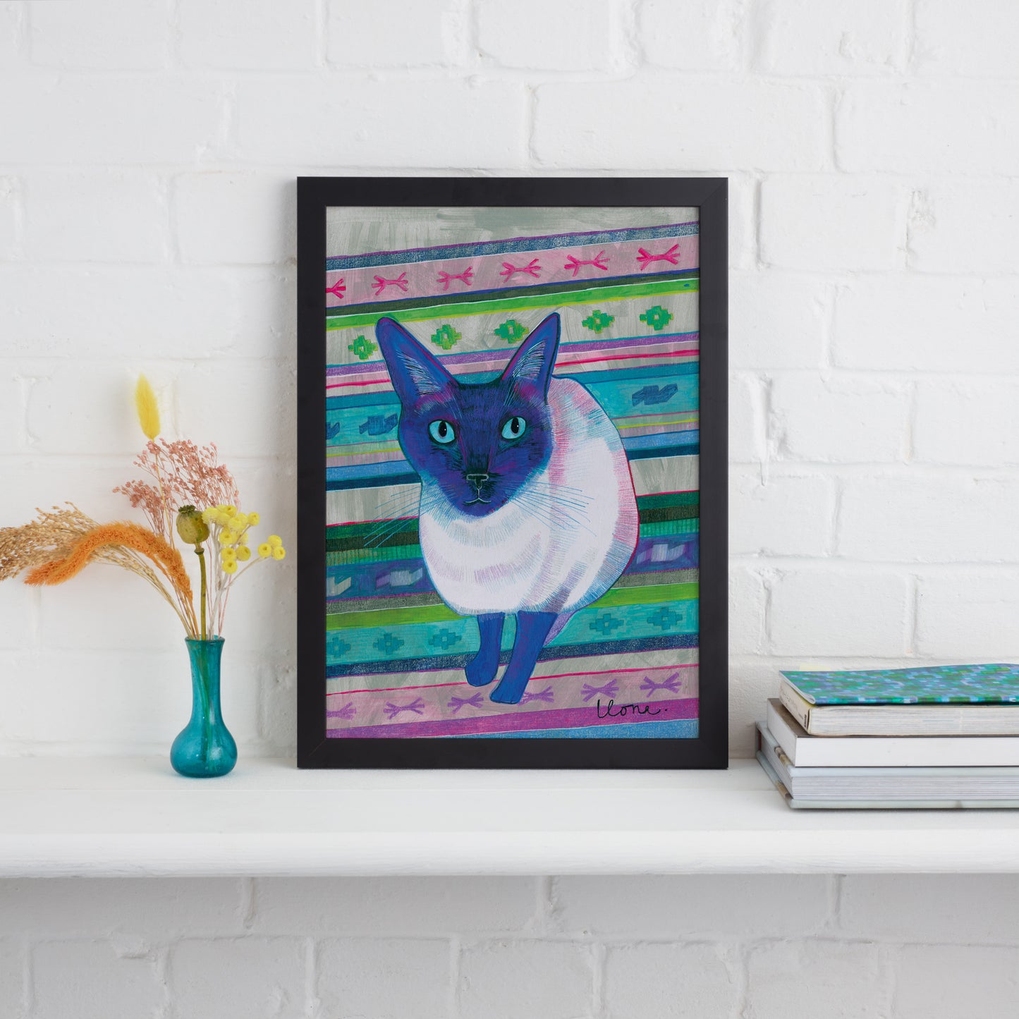 Siamese Cat Print