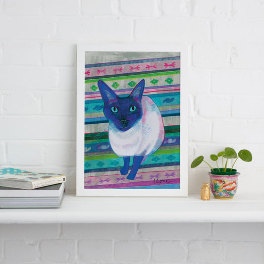 Siamese Cat Print