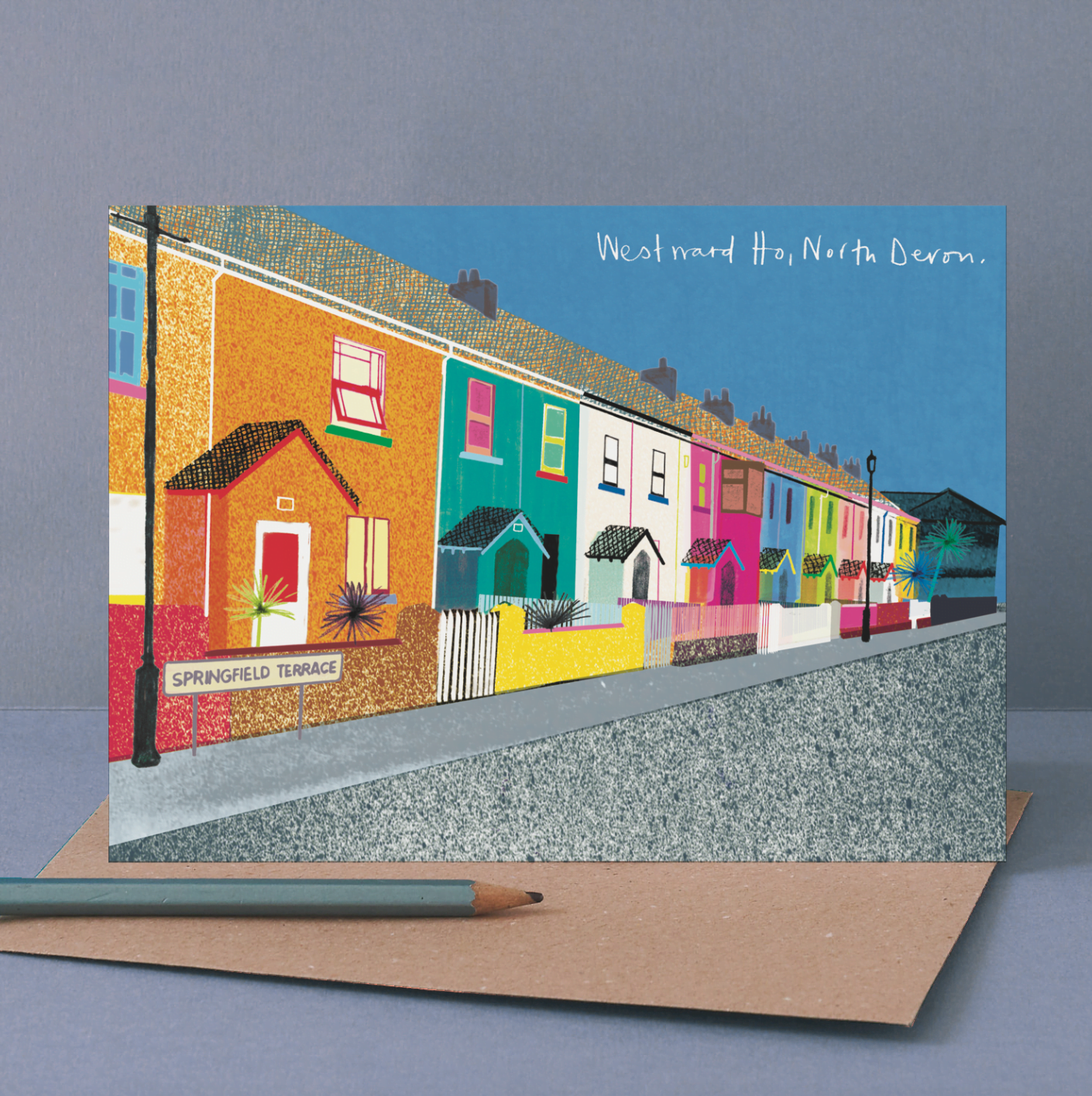 WESTWARD HO DEVON CARD