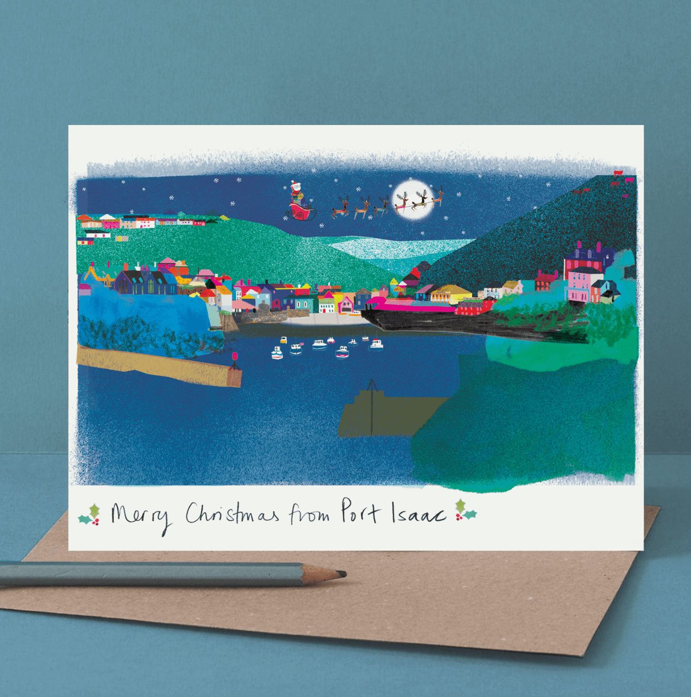 CHRISTMAS PORT ISAAC CARD