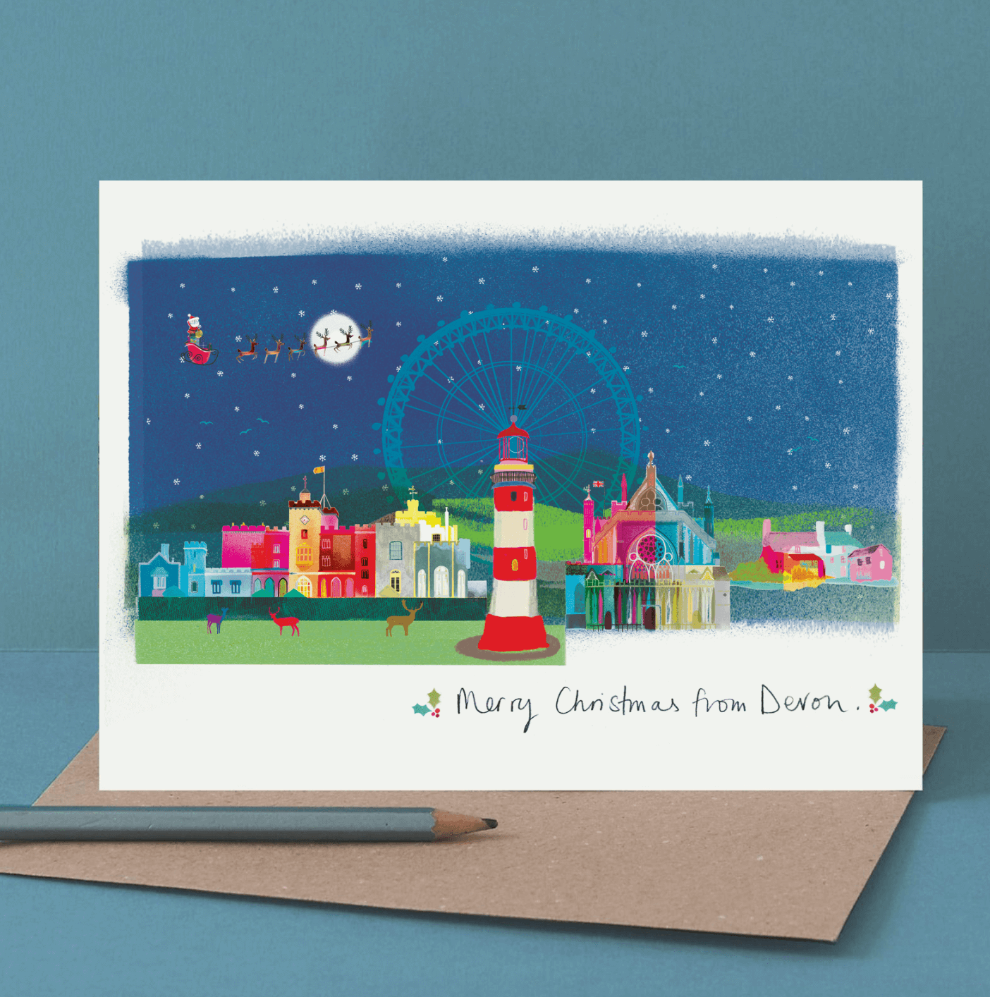 CHRISTMAS DEVON CARD, LM136