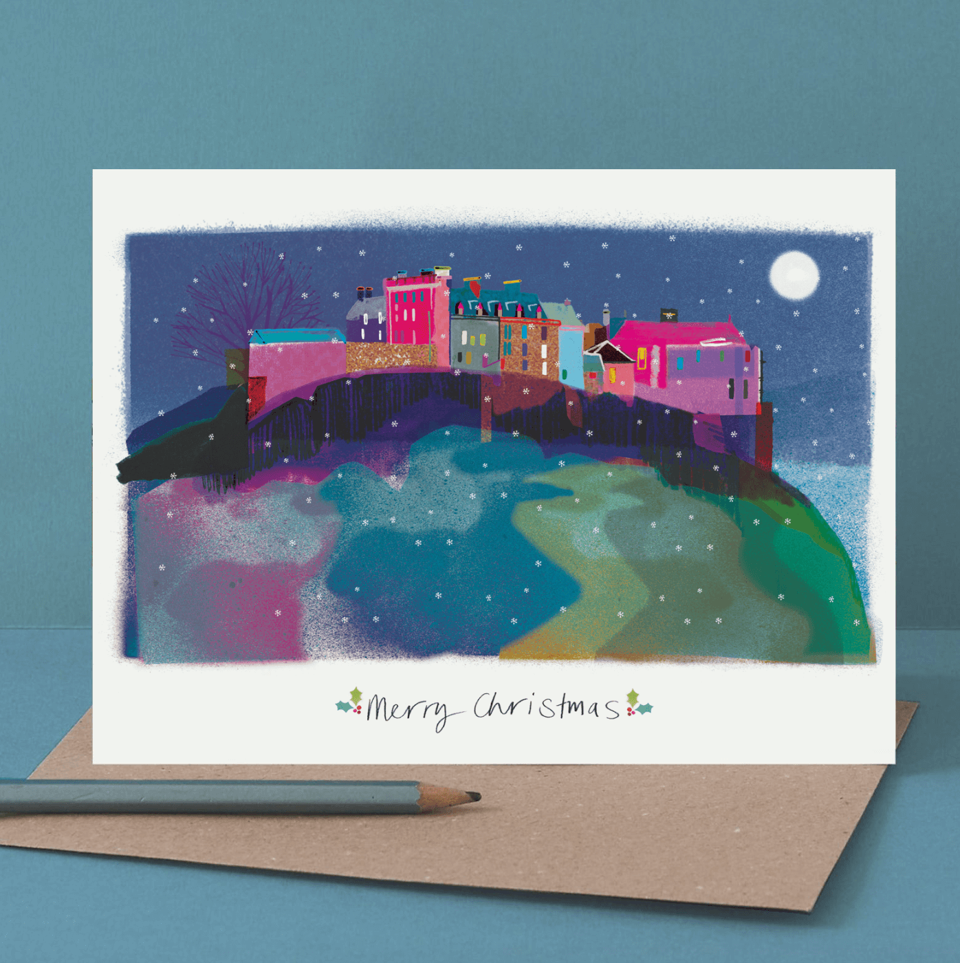 CHRISTMAS STIRLING CASTLE CARD