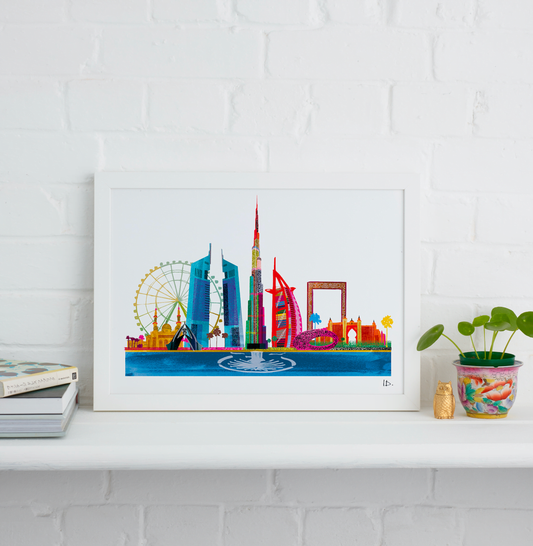 DUBAI SKYLINE PRINT