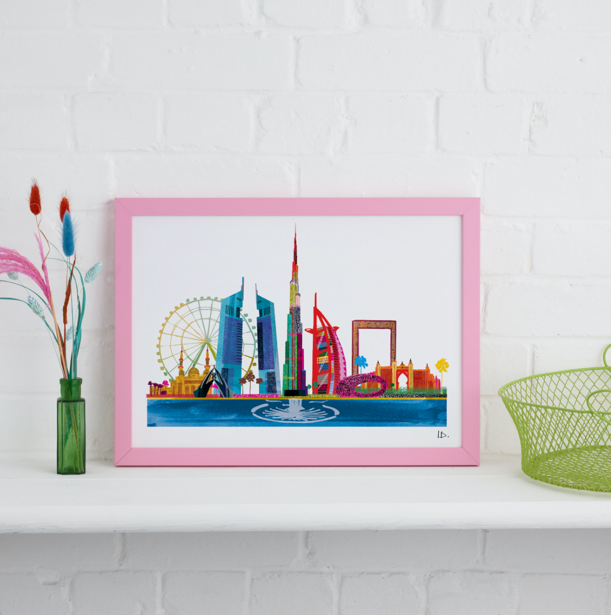 DUBAI SKYLINE PRINT