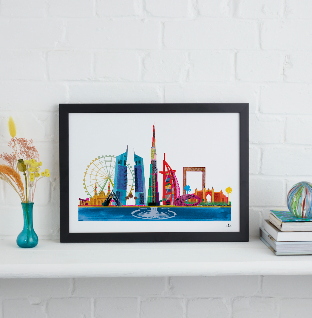 DUBAI SKYLINE PRINT