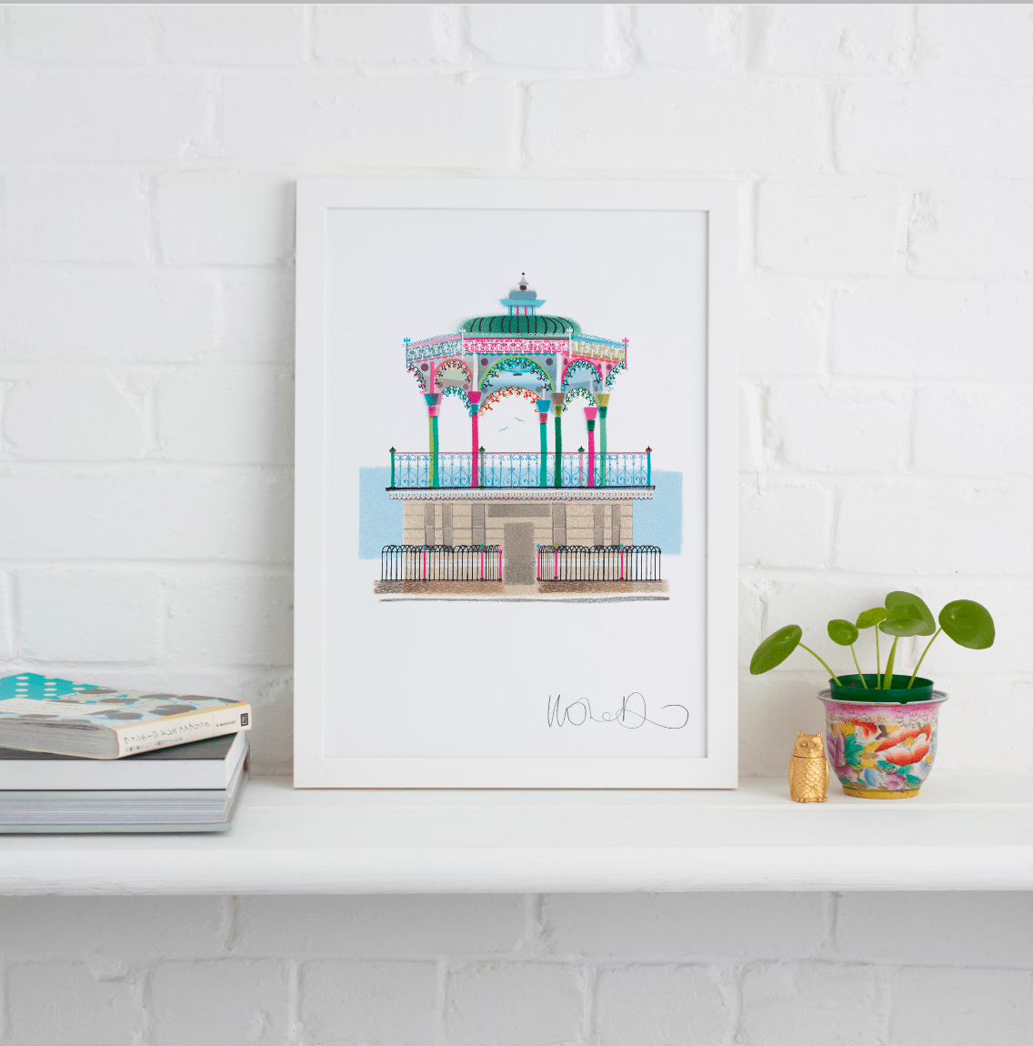 BRIGHTON BANDSTAND PRINT