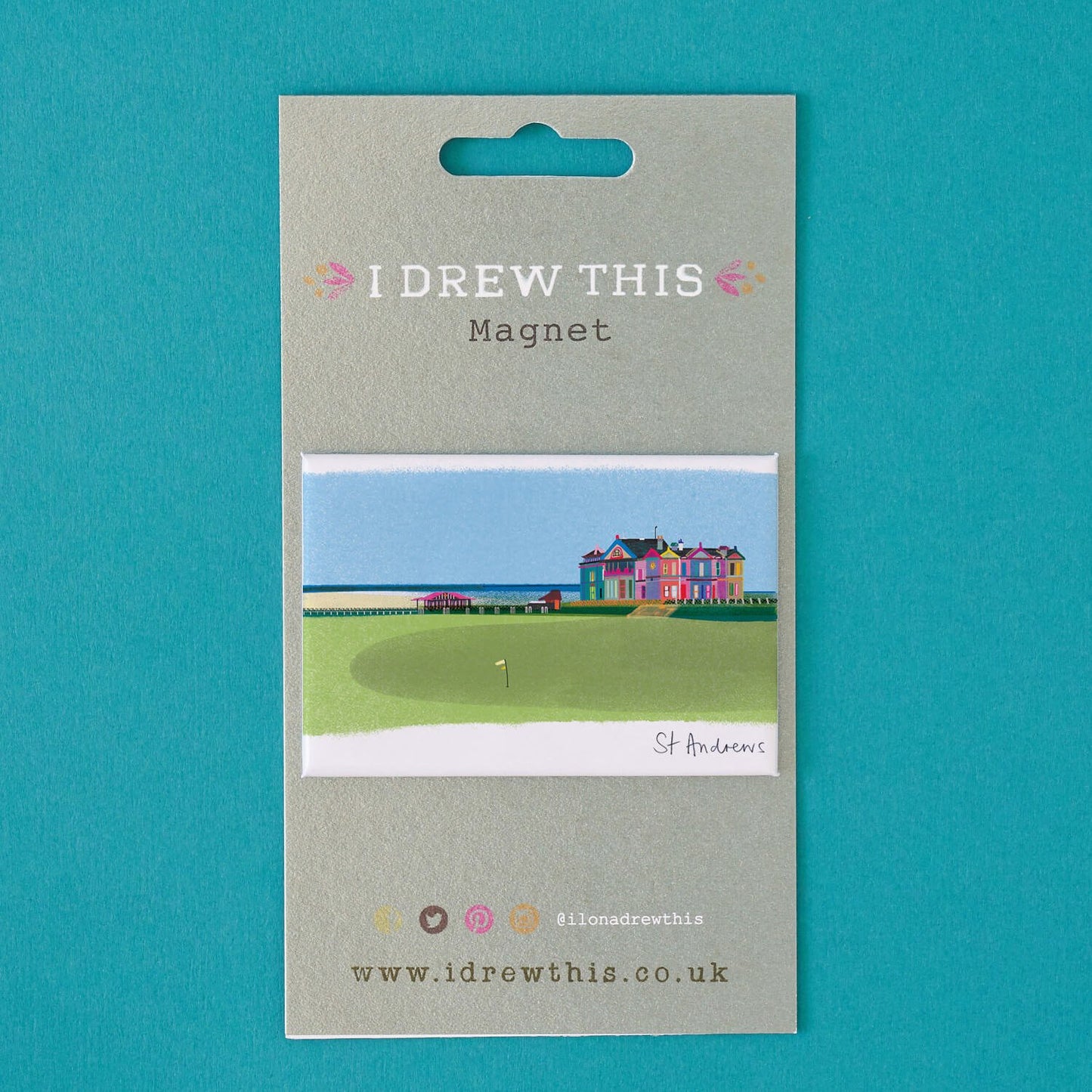 ST ANDREWS FRIDGE MAGNET