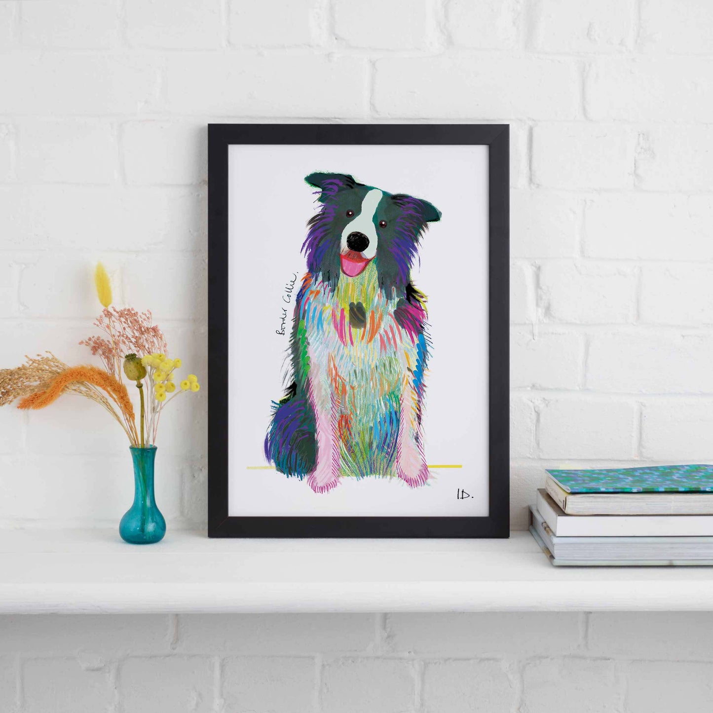 Border Collie Print