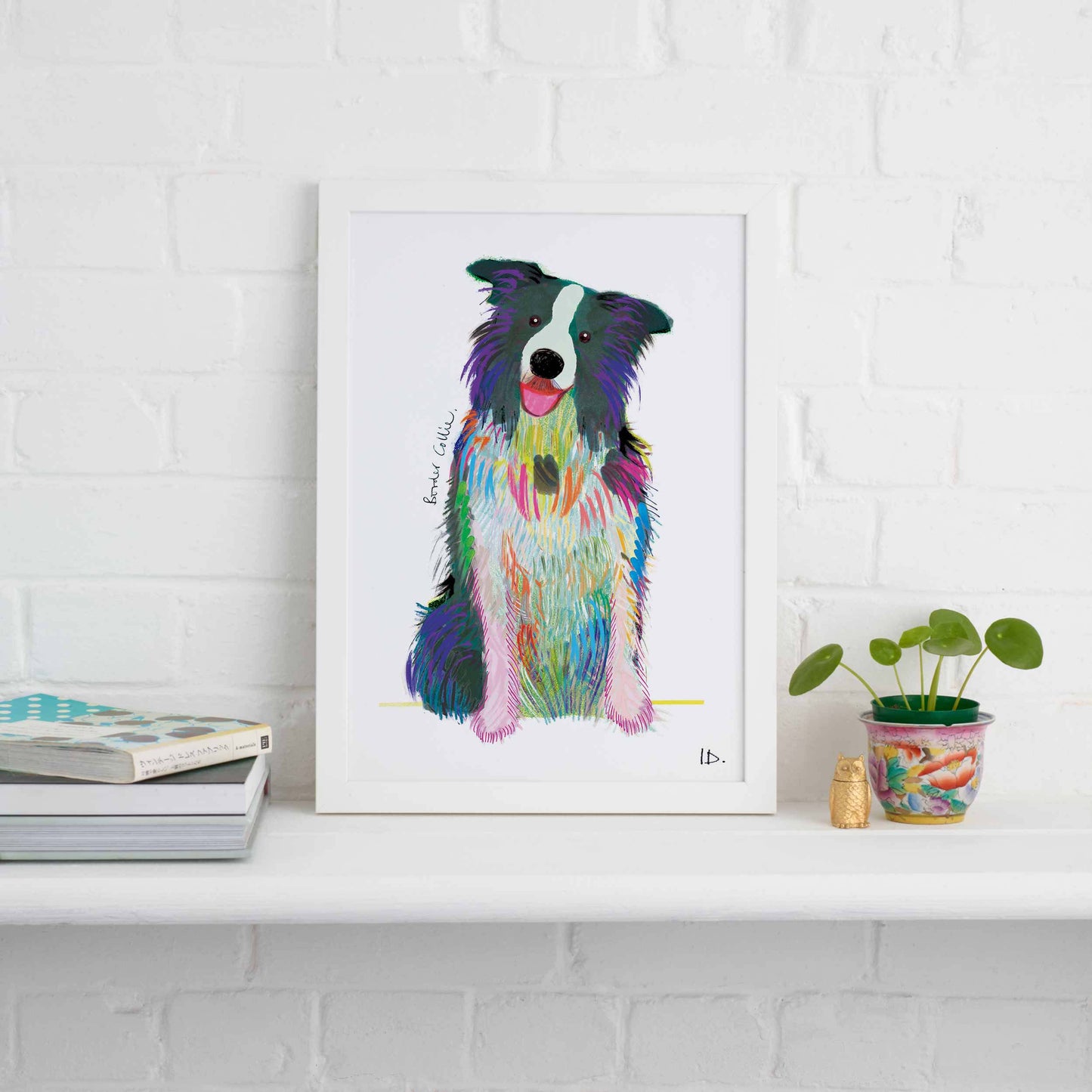 Border Collie Print
