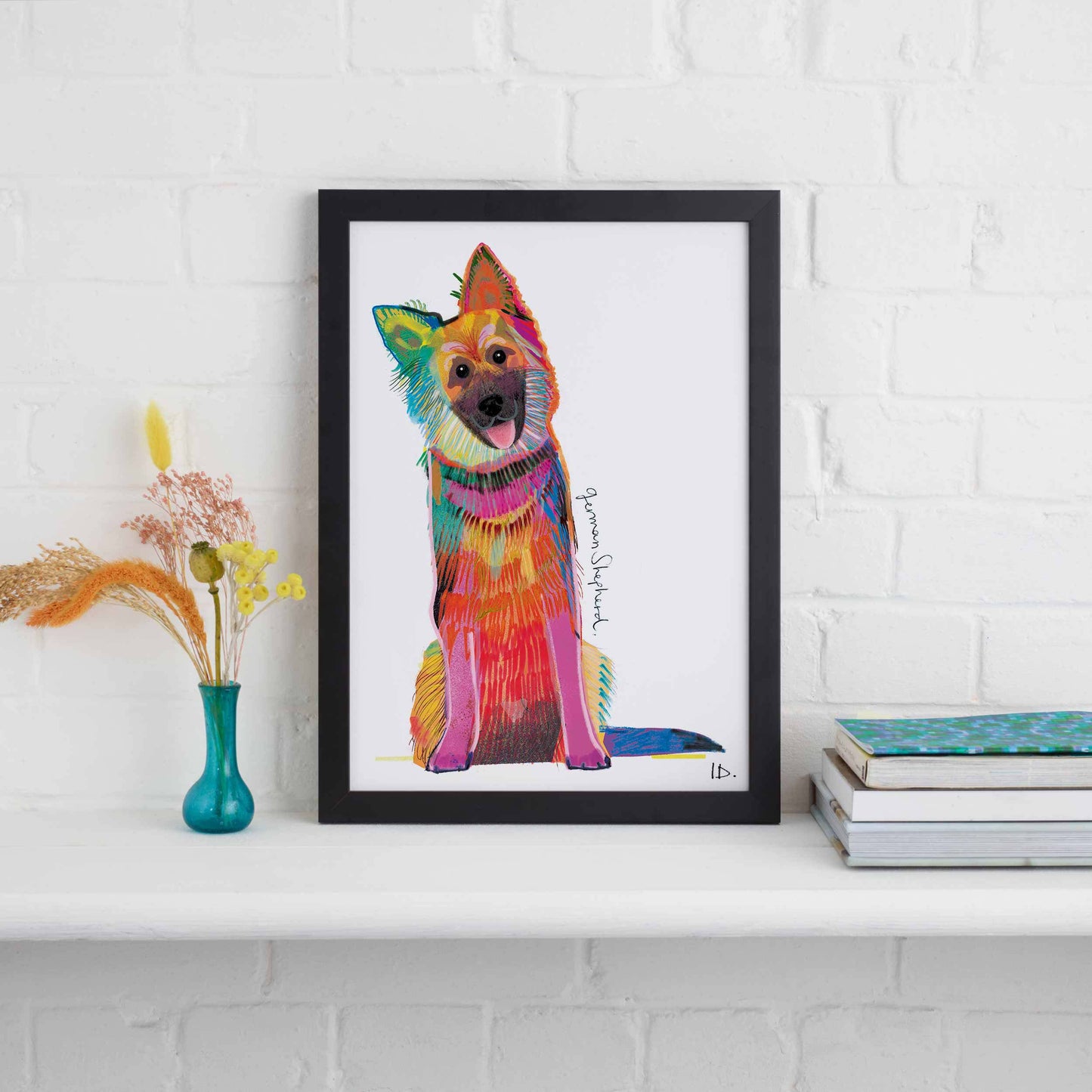 German Shepherd Print