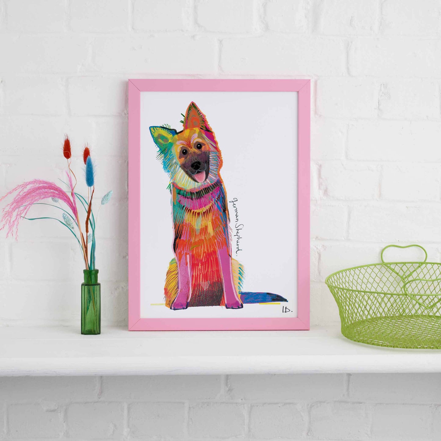 German Shepherd Print