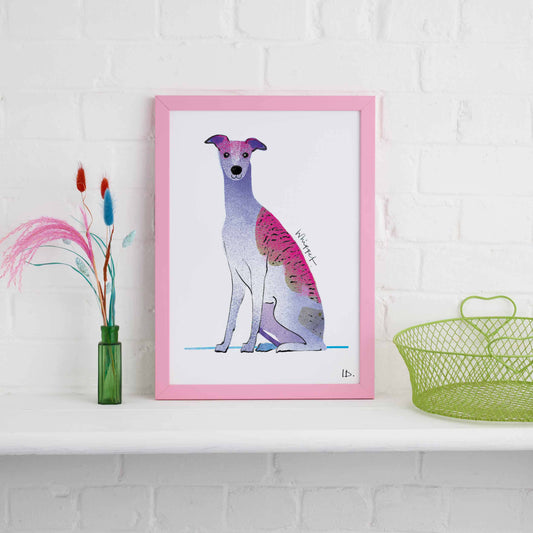 Whippet Print