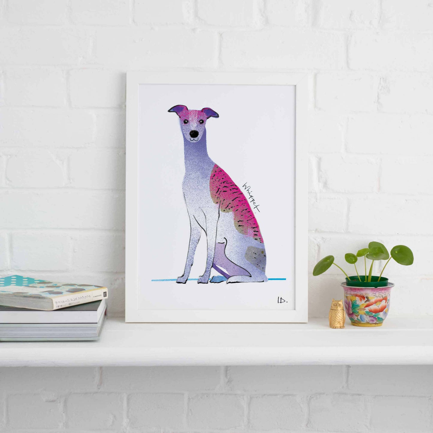 Whippet Print