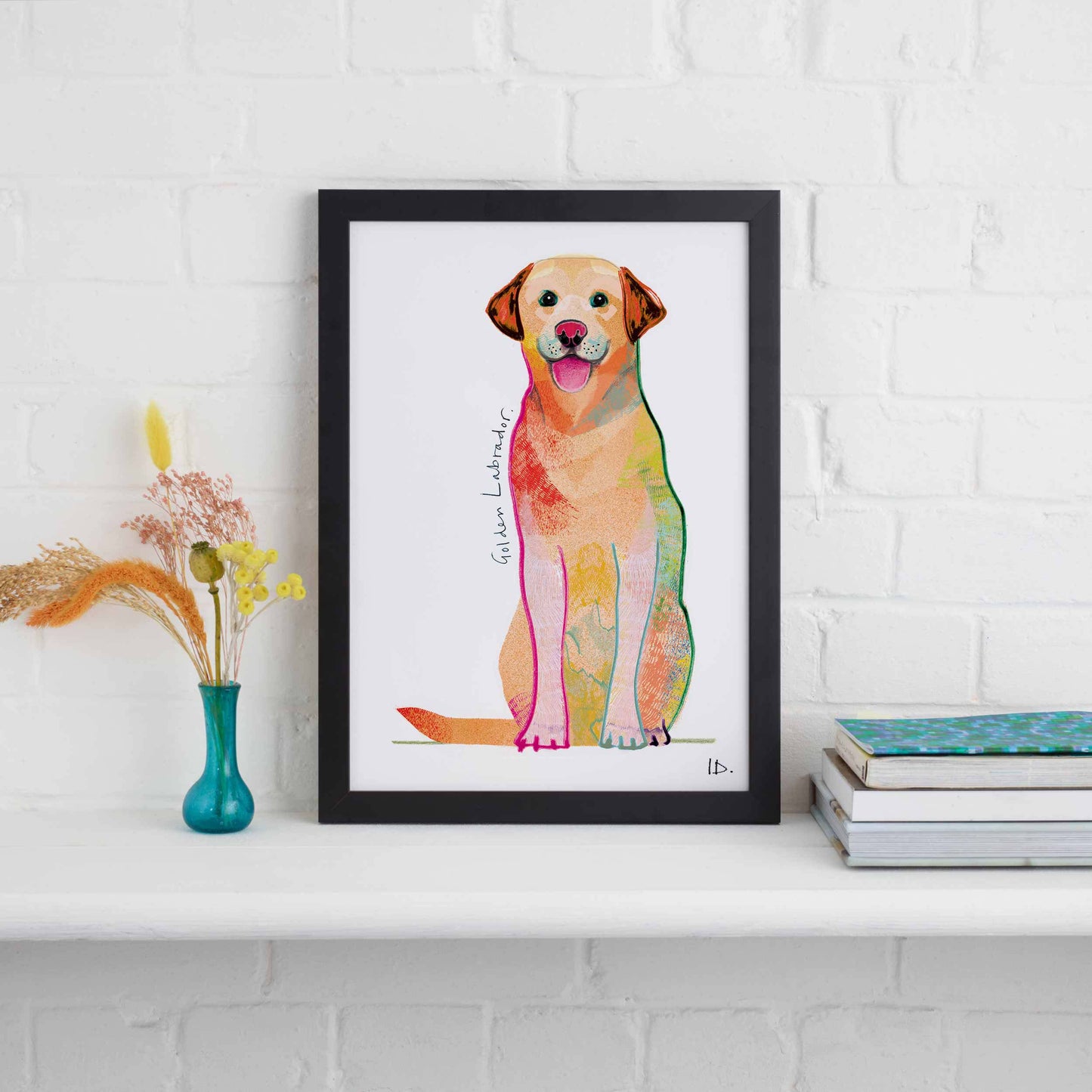 Golden Labrador Print