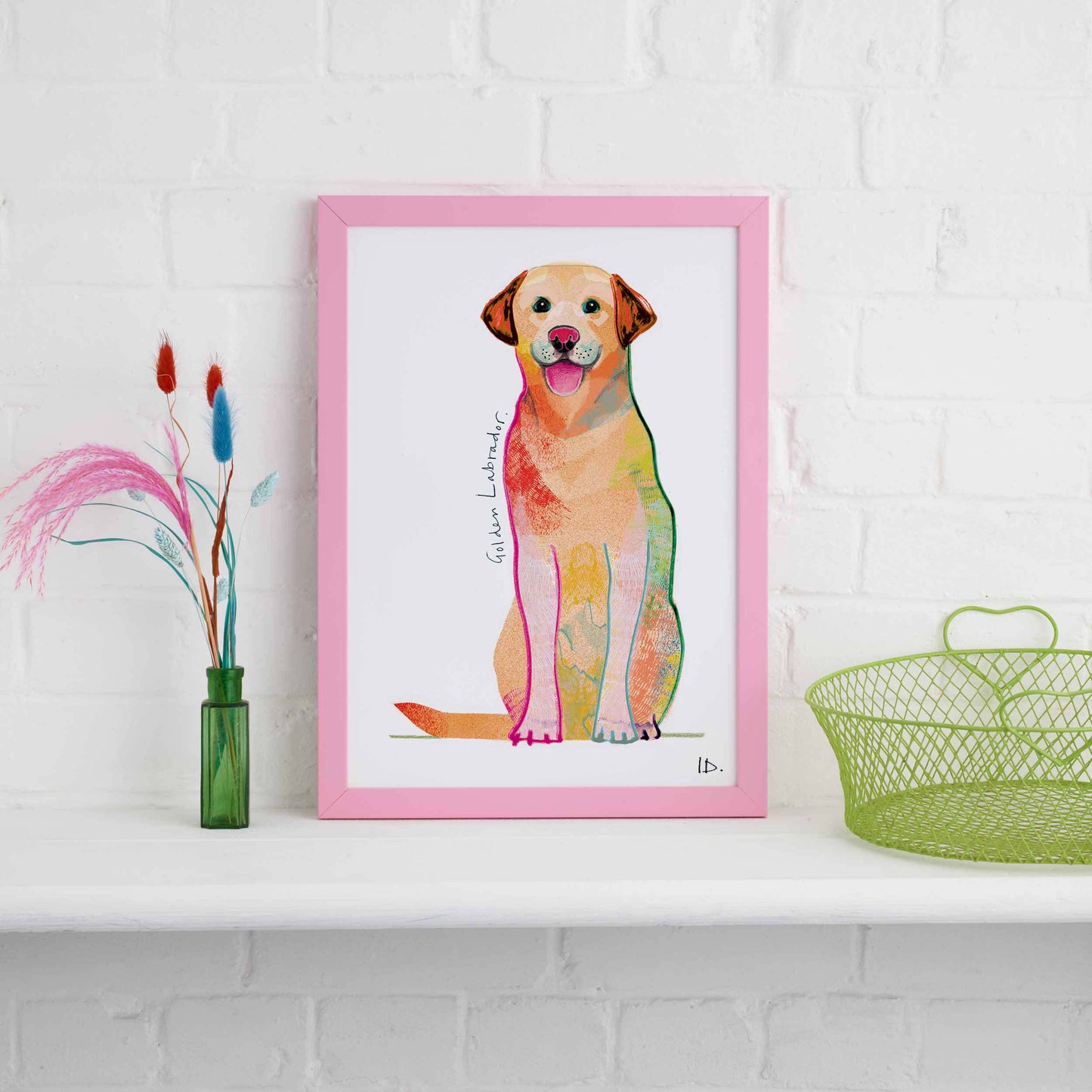 Golden Labrador Print