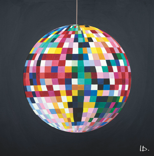 GLITTERBALL PRINT