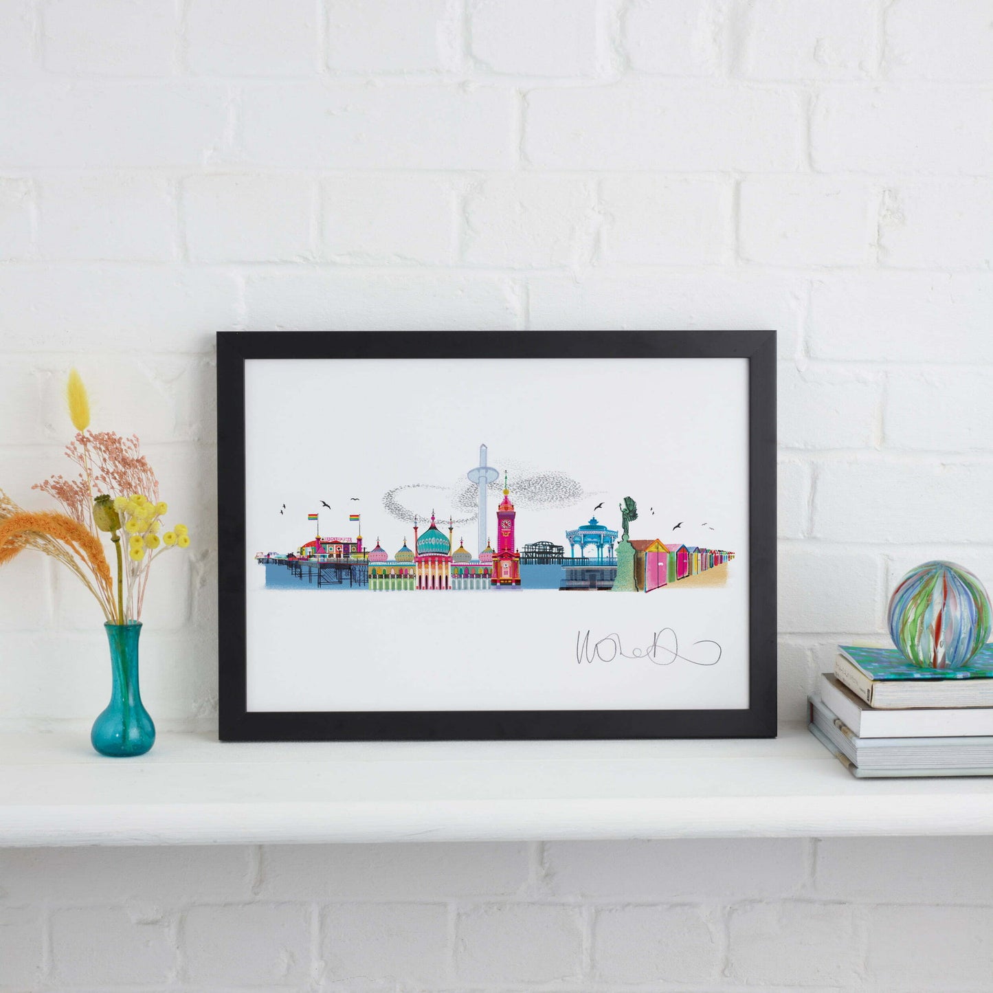 BEAUTIFUL BRIGHTON SKYLINE PRINT