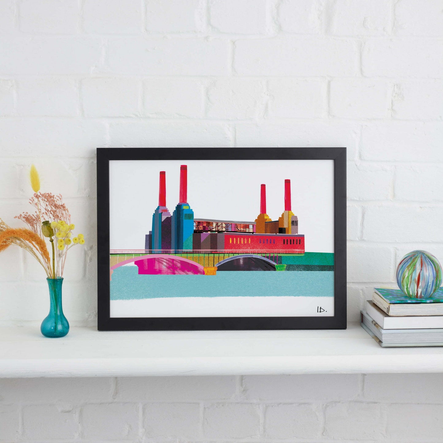 BATTERSEA LONDON PRINT