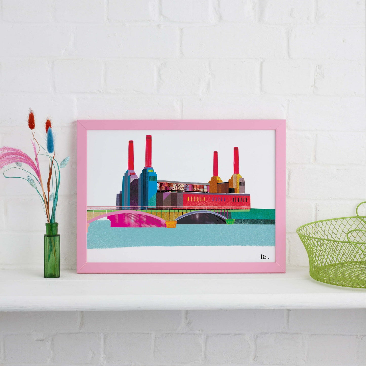 BATTERSEA LONDON PRINT