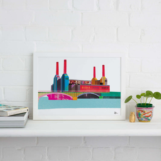 BATTERSEA LONDON PRINT