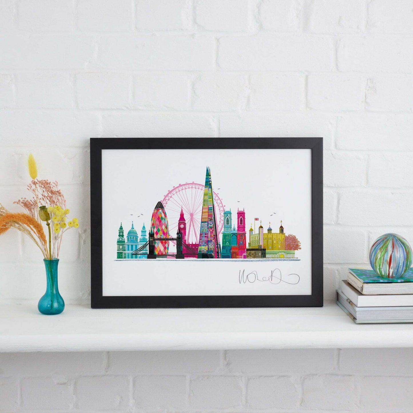 london skyline print