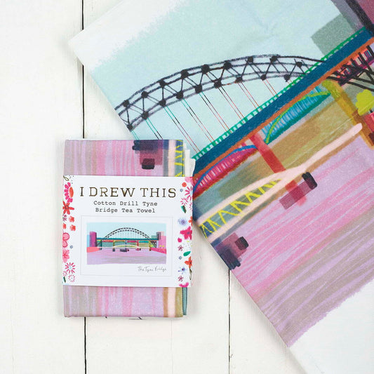 TYNE BRIDGE TEA TOWEL, LMTTWL031