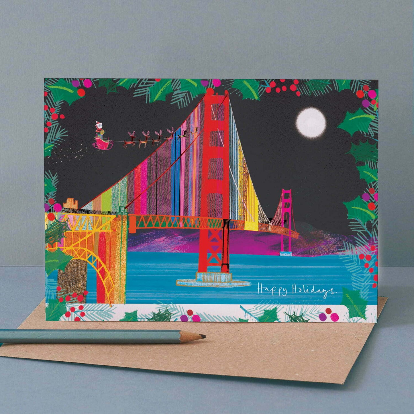 GOLDEN GATE CHRISTMAS CARD, LM216