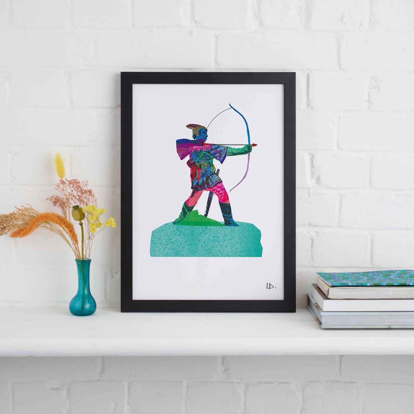 ROBIN HOOD STATUE, NOTTINGHAM PRINT