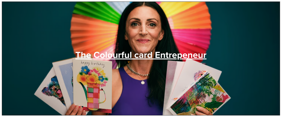 The Colourful Card Entrepeneur.
