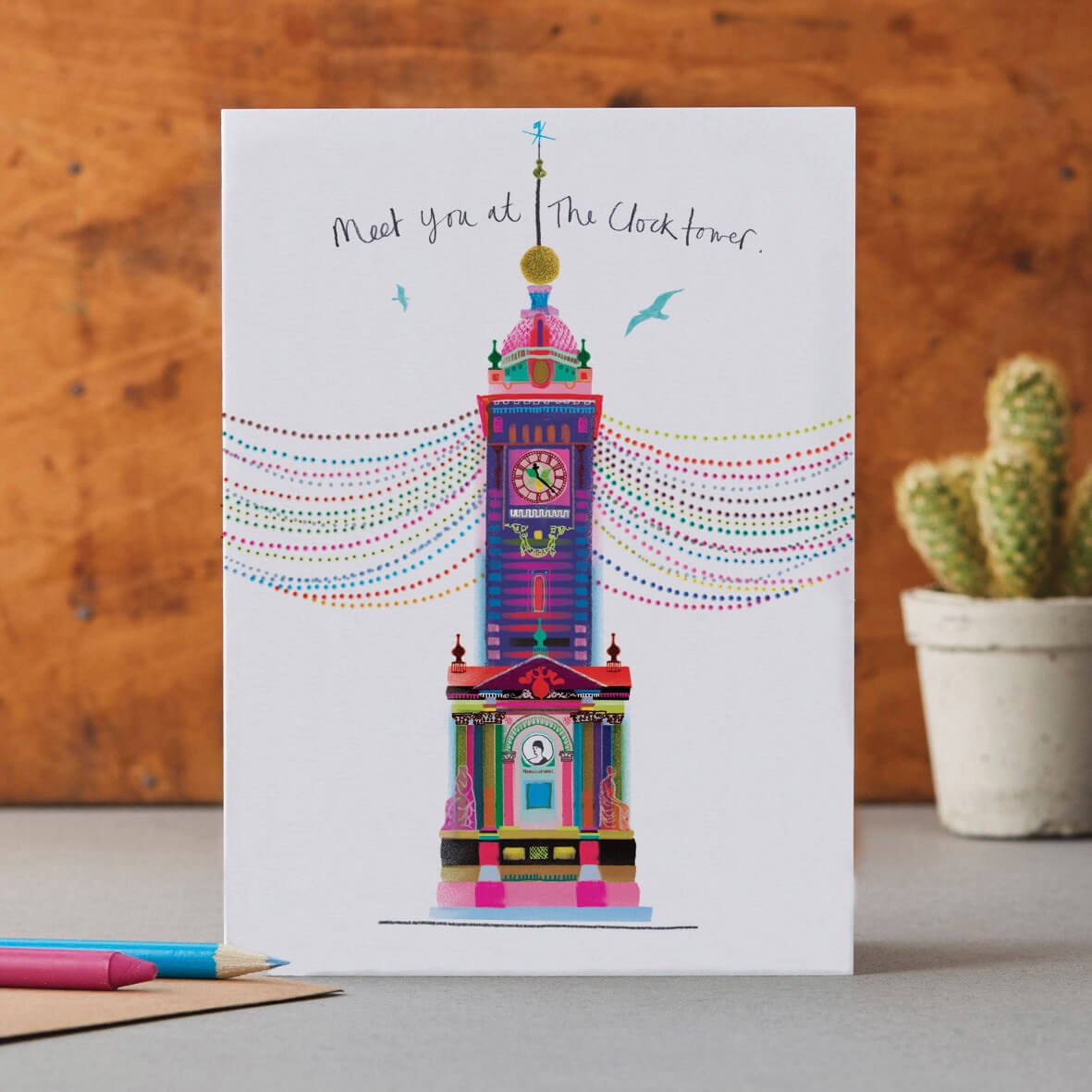 THE CLOCKTOWER BRIGHTON CARD