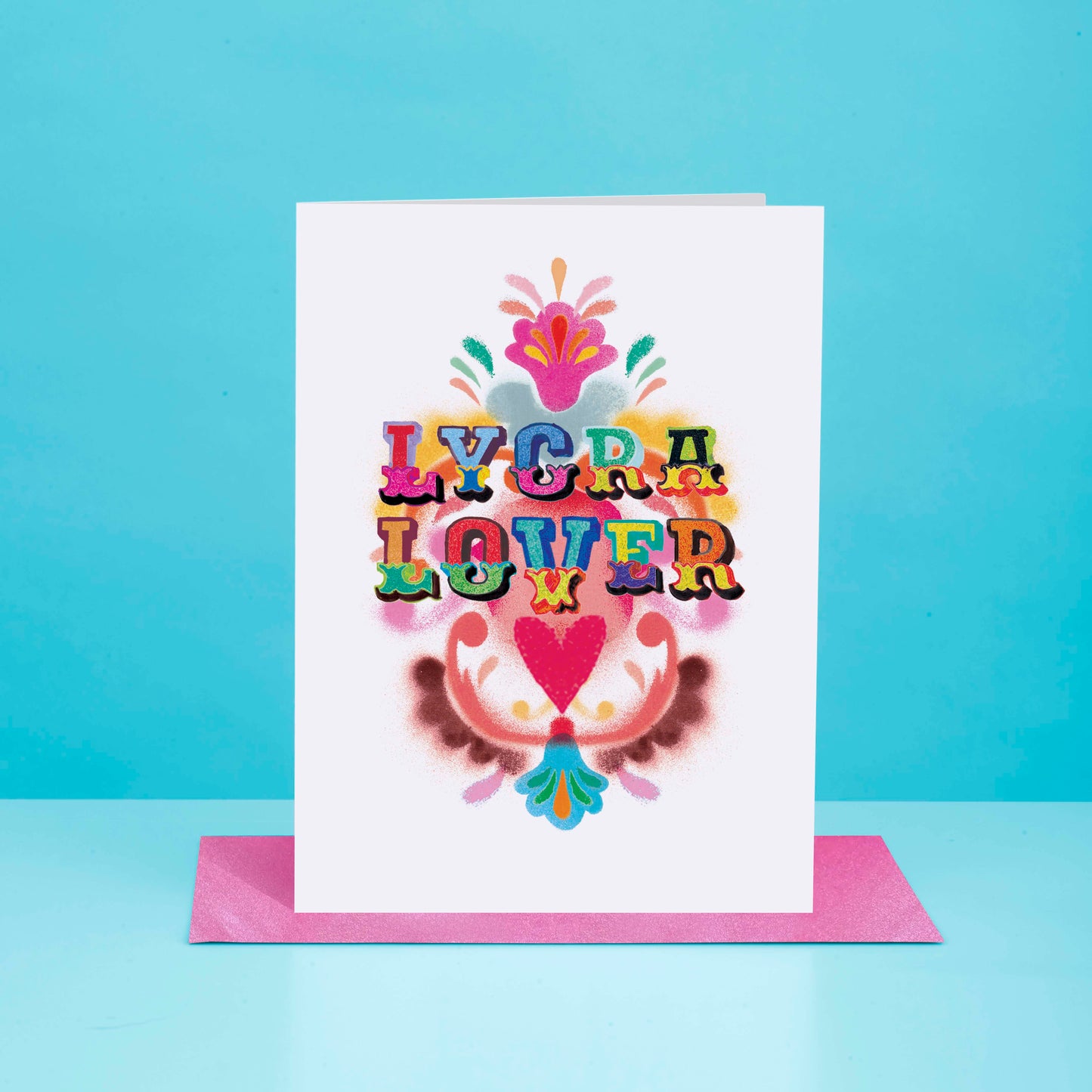 Lycra Lover Greeting Card