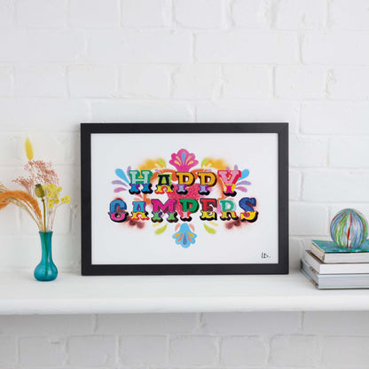 Happy Campers Print