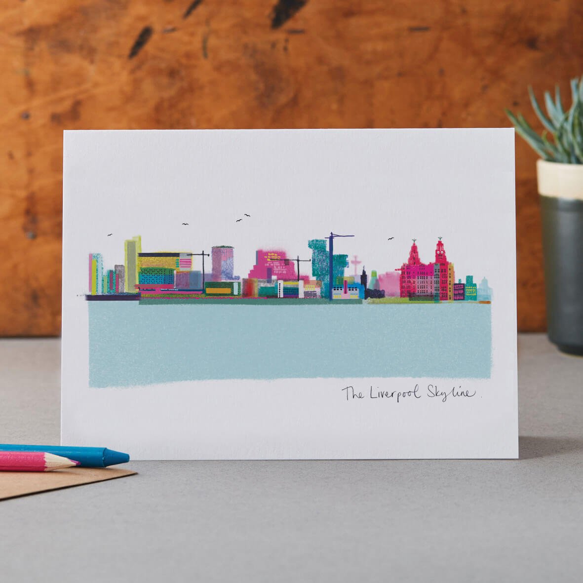 THE LIVERPOOL SKYLINE CARD