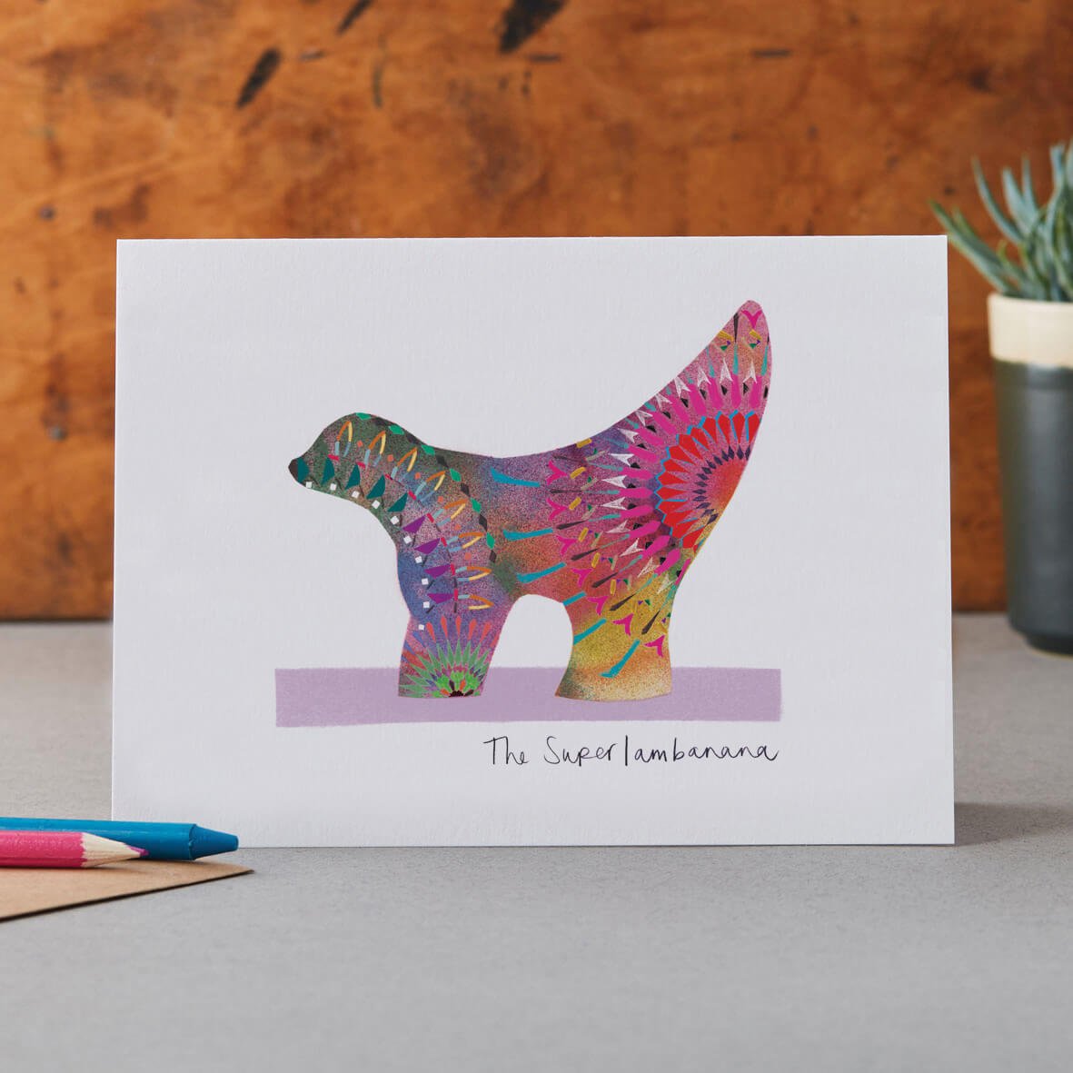 THE SUPERLAMBANANA CARD