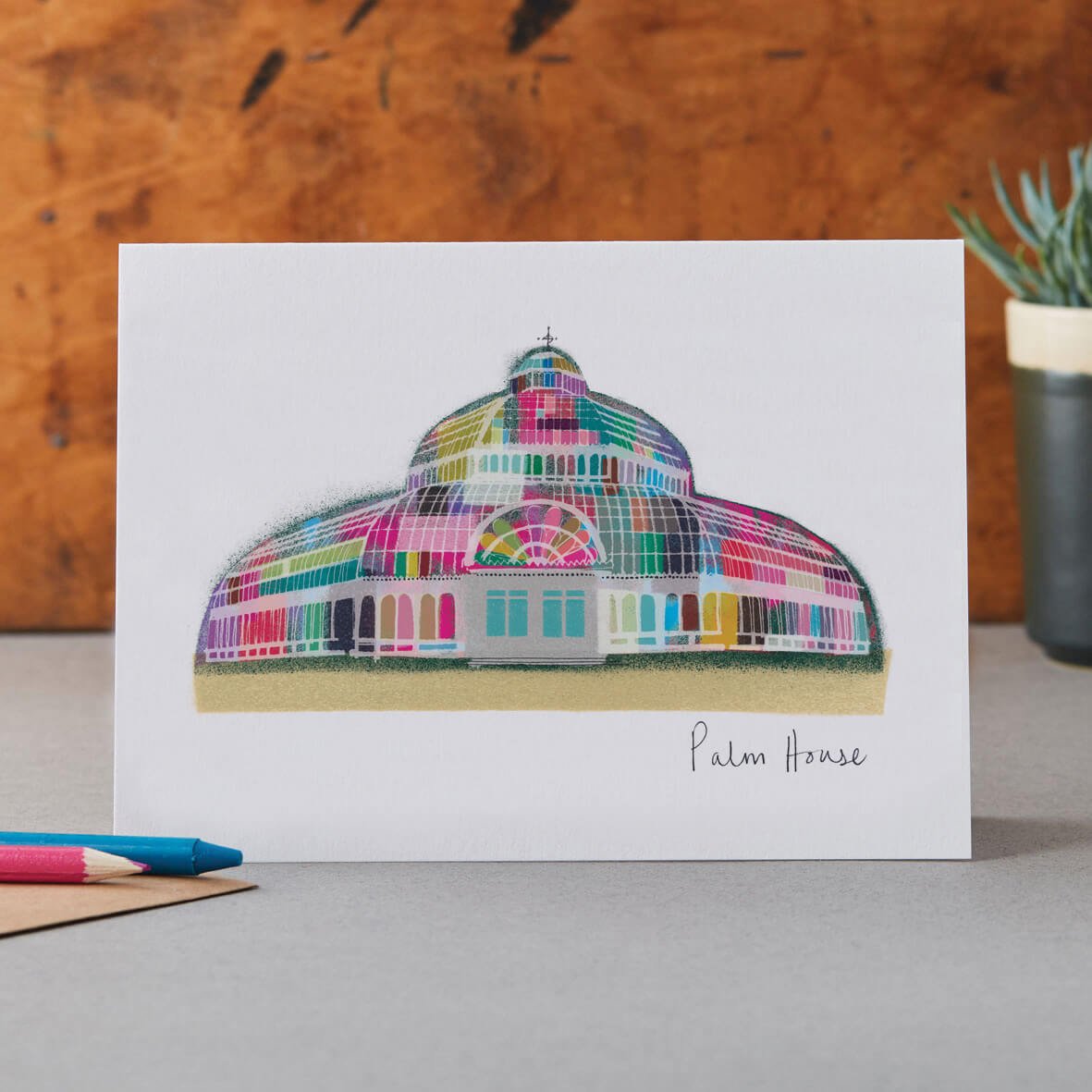 PALM HOUSE CARD