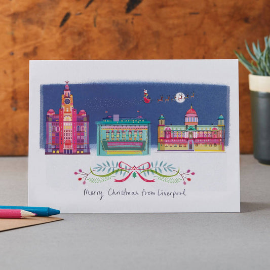 CHRISTMAS CARD THREE GRACES