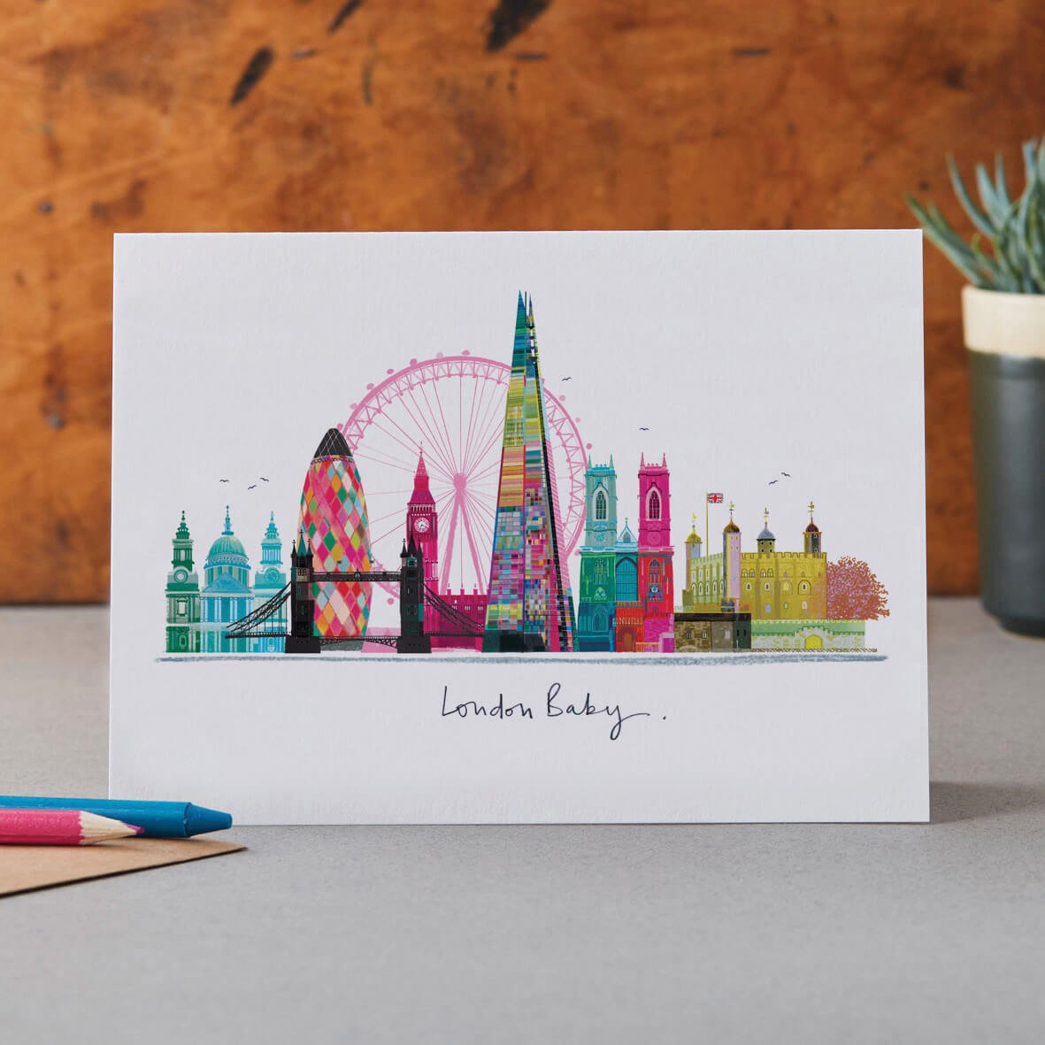 LONDON BABY CARD