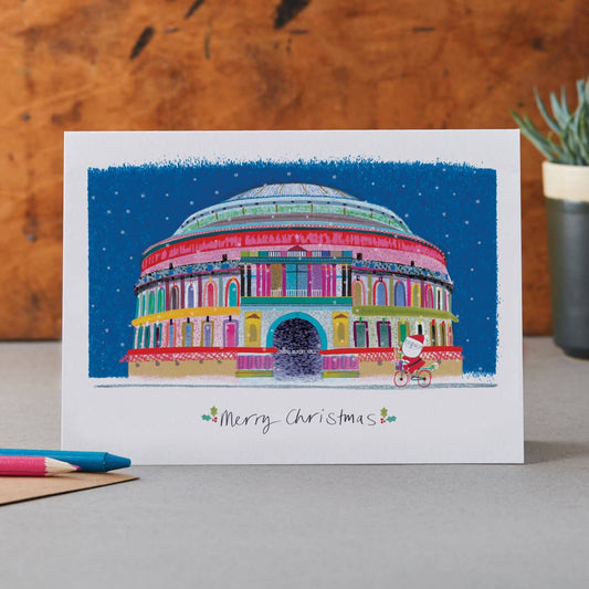 CHRISTMAS CARD ROYAL ALBERT HALL LONDON, LM077