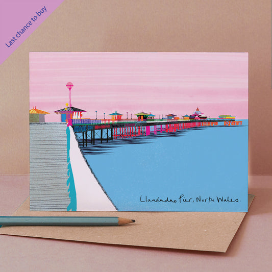 LLANDUDNO NORTH PIER WALES CARD