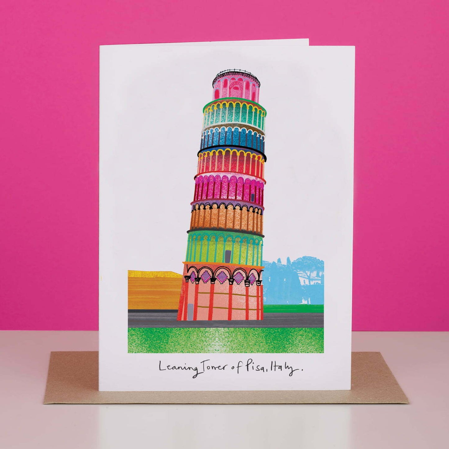 LEANING TOWER OF PISA CARD