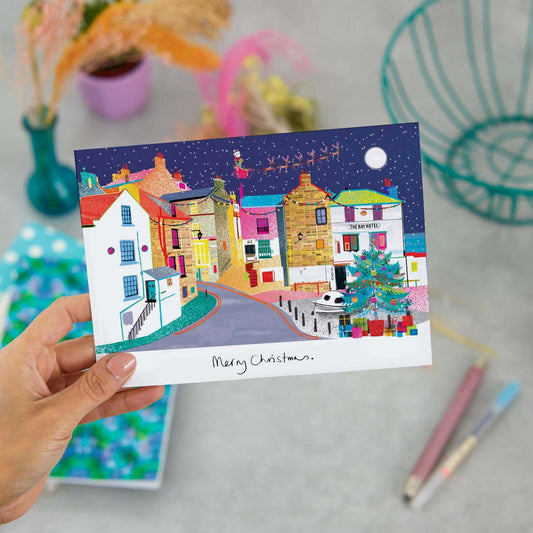 ROBIN HOODS BAY CHRISTMAS CARD