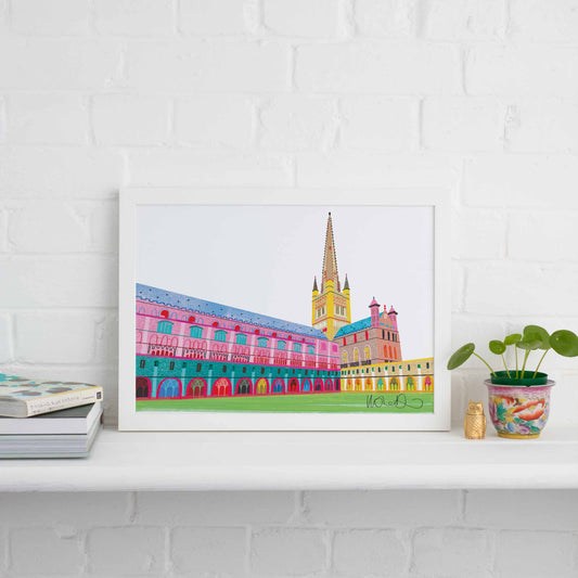 NORWICH CATHEDRAL PRINT