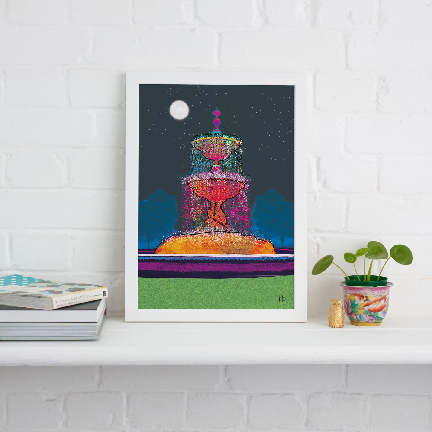 Brighton Victoria Fountain Print