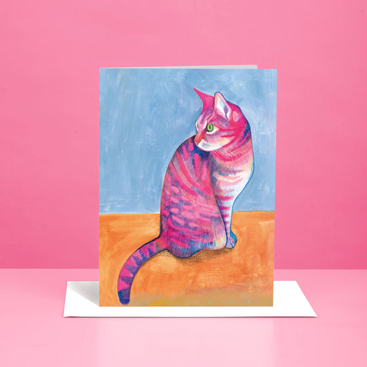 Roy Cat greetings card