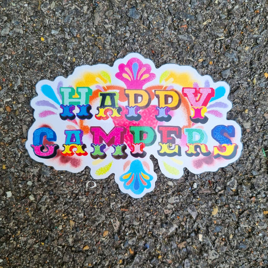 Happy Campers Sticker