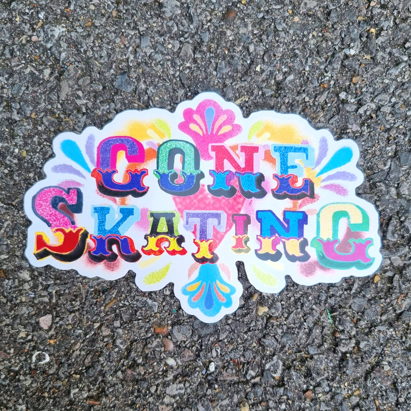 Gone Skating Sticker