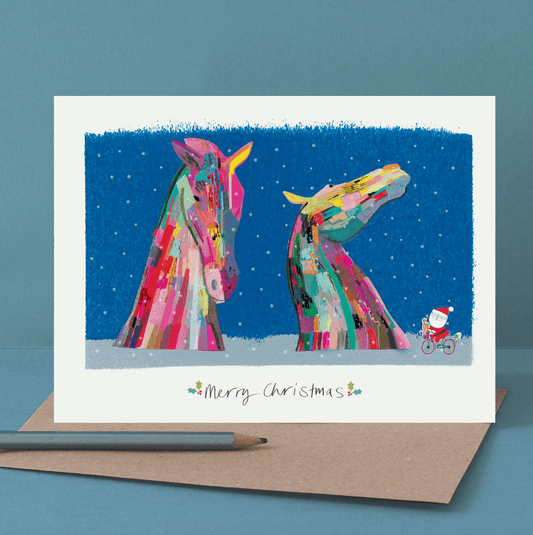 CHRISTMAS THE KELPIES CARD, LM105