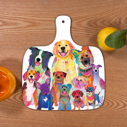 Dog Gang Chopping Board, WFCHOP001