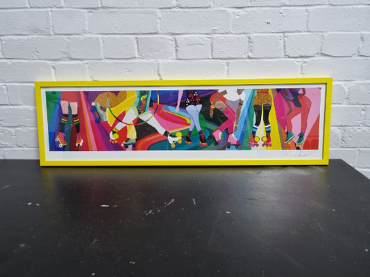 COLOURFUL ROLLER SKATING PRINT