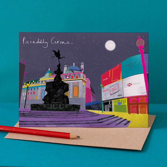 PICCADILLY CIRCUS LONDON CARD